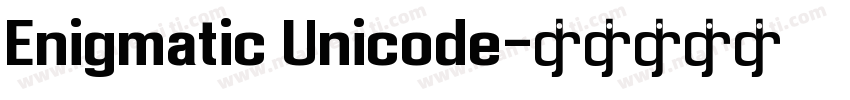 Enigmatic Unicode字体转换